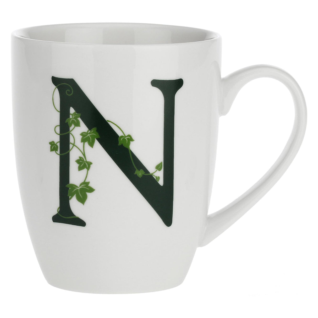 LA PORCELAINA BIANCA - Atupertu Mug Letter "N" 380ml