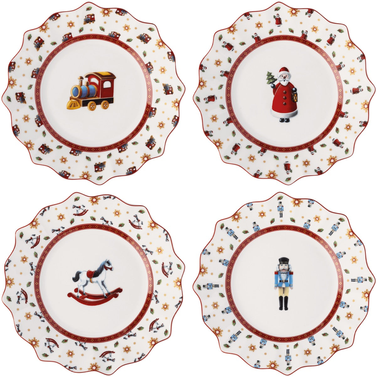 VILLEROY & BOCH Toy's Delight Ciotola Anniversario Set 4 Piatti Colazione 24cm Porcellana