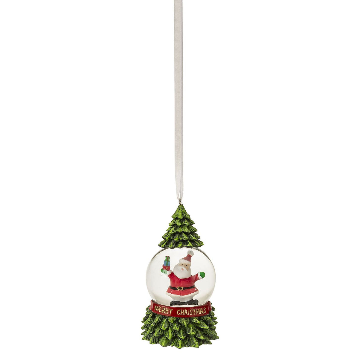 Pendaglio Babbo Natale Noel in poliresina multicolore 9 cm