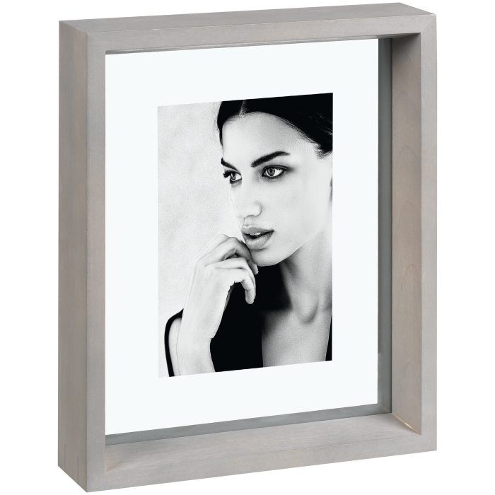 MASCAGNI CASA Photo Frame 21x26cm Photo 10x15cm Gray Wood