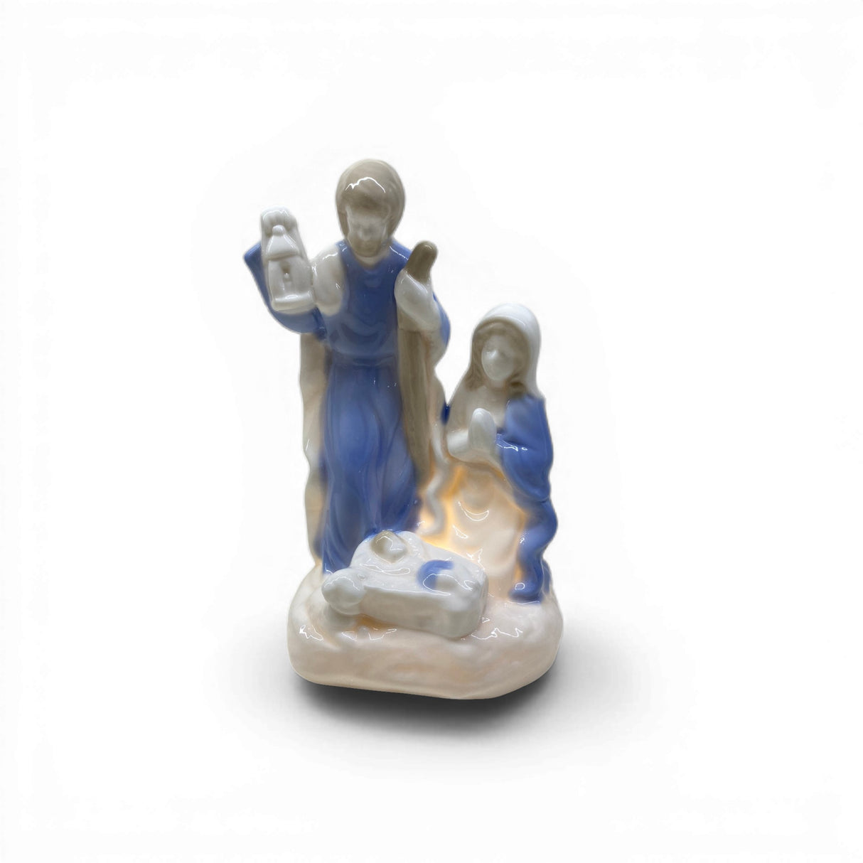 BIANCHI DINO Nativity Nativity Scene with LED in Porcelain 16.5cm