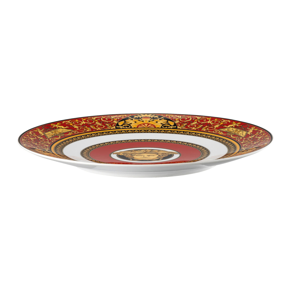VERSACE Medusa Red Placeholder Plate Centerpiece 33cm Porcelain
