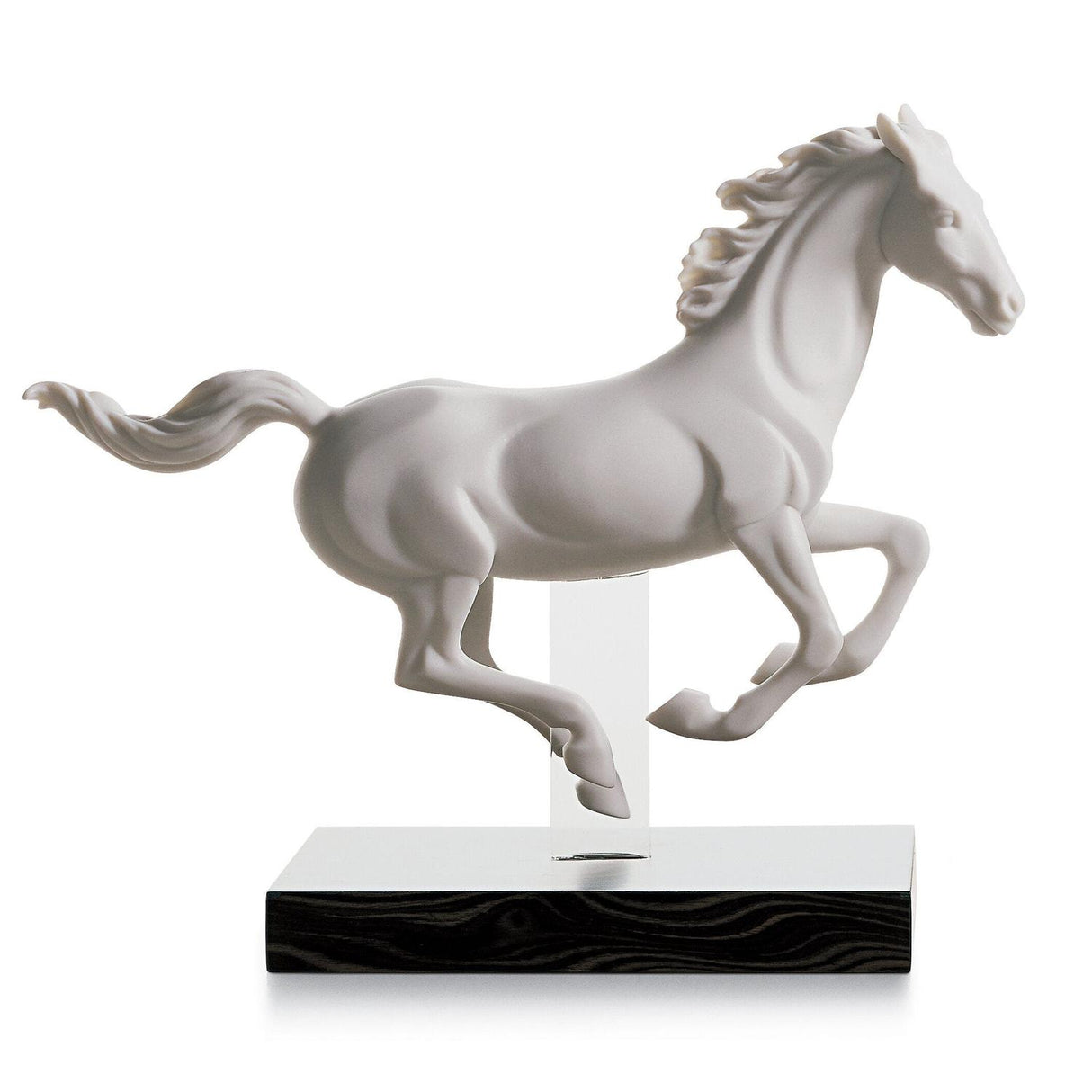LLADRO' - Galloping Horse Porcelain Figure Statue I 24x17cm