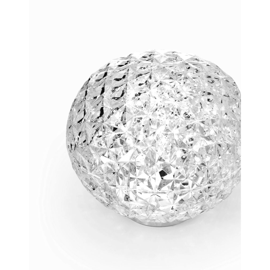 KARTELL Mini Planet Battery Version Lampada da Tavolo Trasparente 16x14cm PMMA