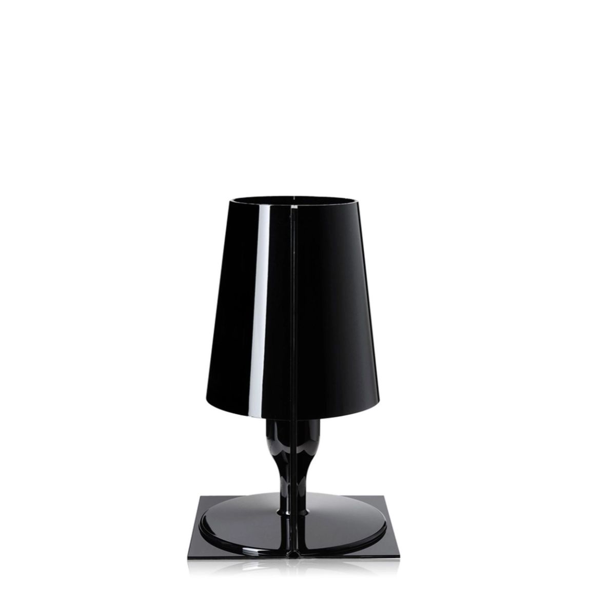 KARTELL Take Table Lamp Glossy Black 31cm Polycarbonate 2.0