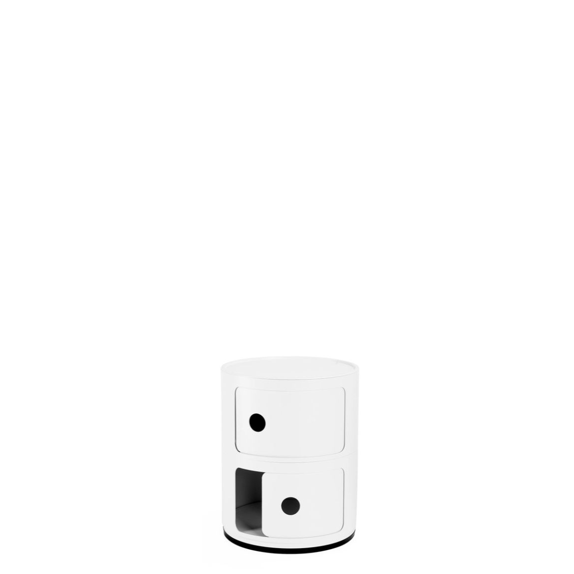 KARTELL Componibili Recycled Matt White 40x32cm Container 2 Drawers