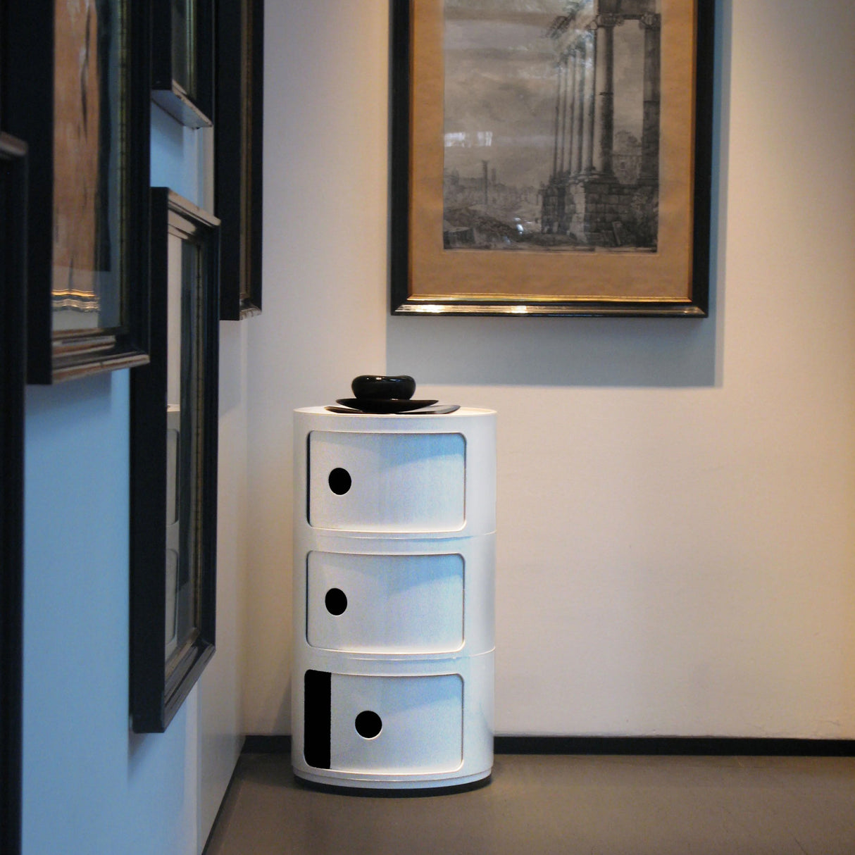 KARTELL Componibili Recycled Matt White 40x32cm Container 2 Drawers