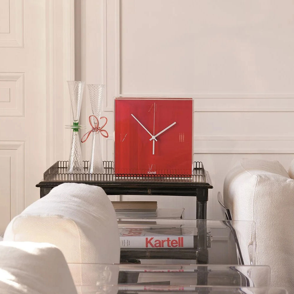 KARTELL Tic&Tac Metal Wall and Table Clock Gold 30x30cm PMMA