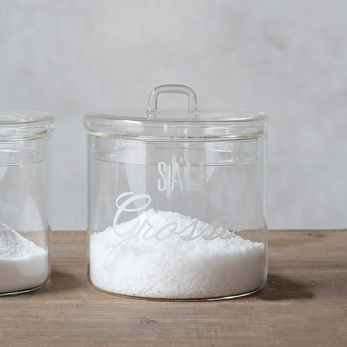SIMPLE DAY Baratto Contenitore Sale Grosso 12x13cm Vetro