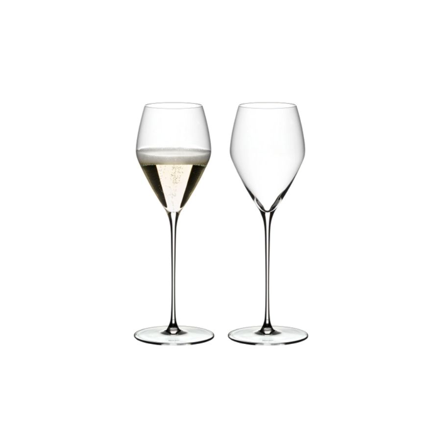 RIEDEL Veloce Calice Flute da Champagne Set 2 Pezzi 327ml Cristallo
