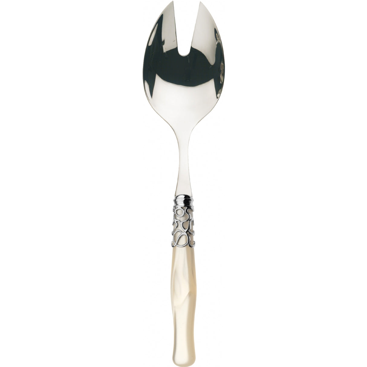 BUGATTI Selene Salad Fork Ivory Mother of Pearl Stainless Steel Handle 24.5cm