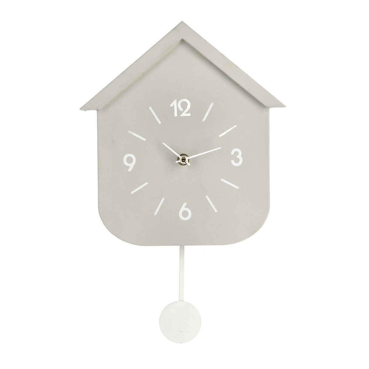 BIZZOTTO Orologio da Parete Home con Pendolo Tortora 24x37,5cm