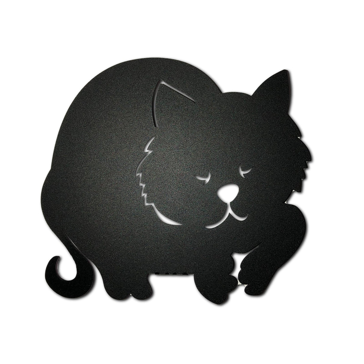 ARTI & MESTIERI Porta Umidificatore di Design Gatto Nero