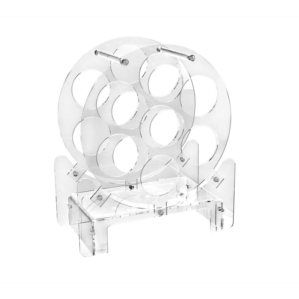 iPLEX Enoteca Cantina Mini da Tavolo in PMMA 44x37cm Trasparente Made in Italy