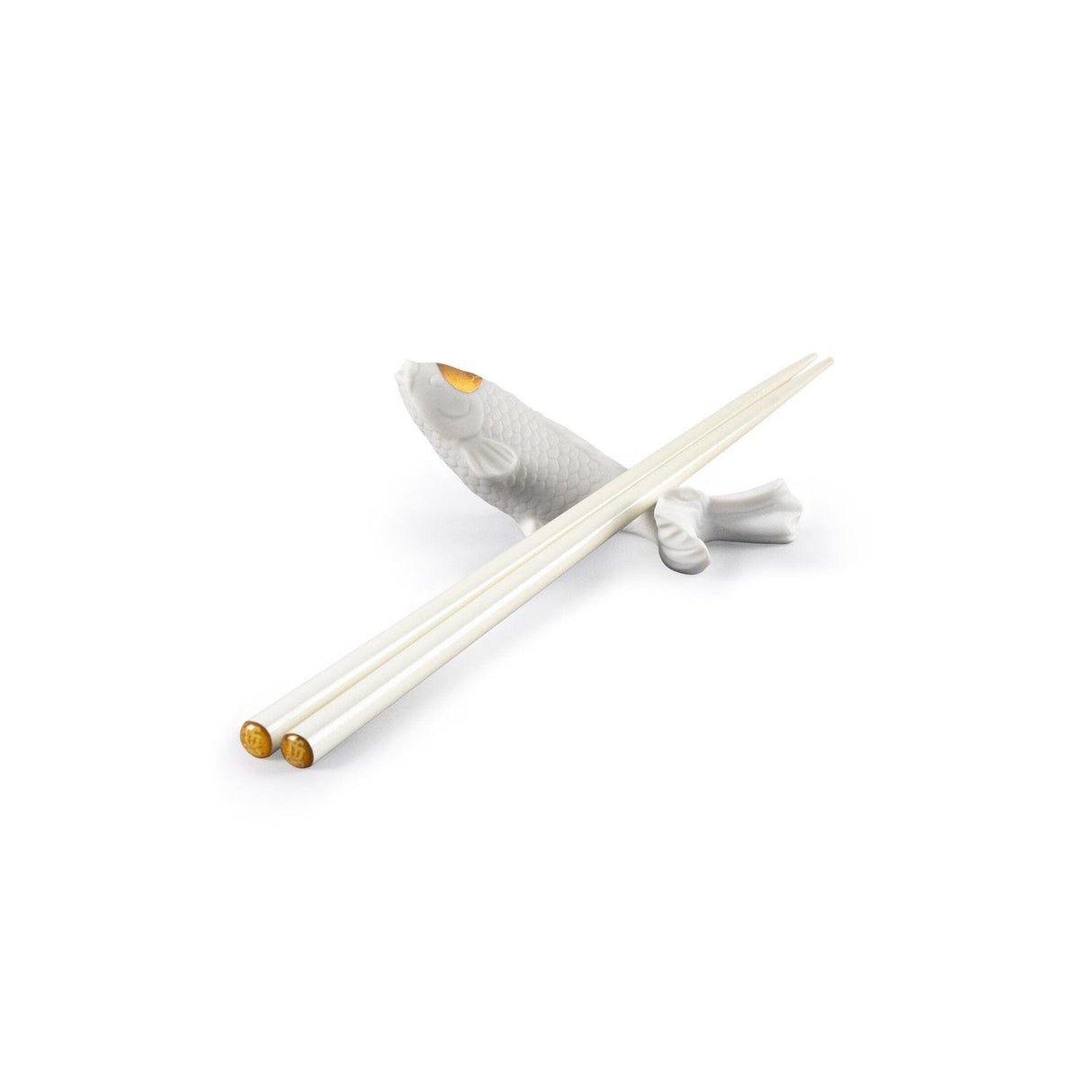 LLADRO' Accessorio Koi Dorato Lucido 4x9cm Porcellana