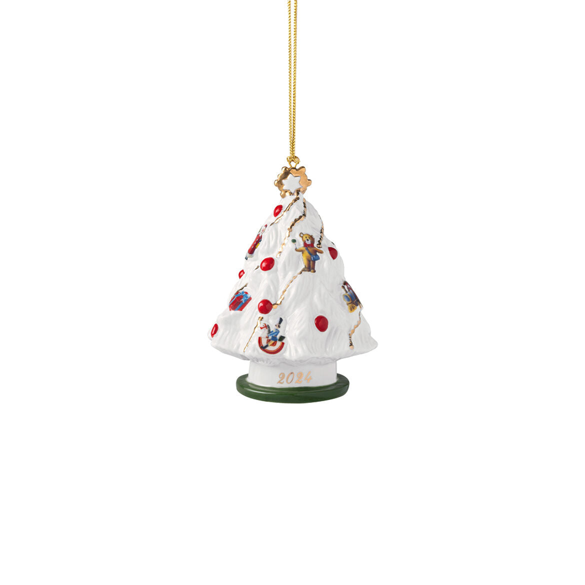 VILLEROY & BOCH Annual Ornaments 2024 Addobbo Albero di Natale 10cm Porcellana