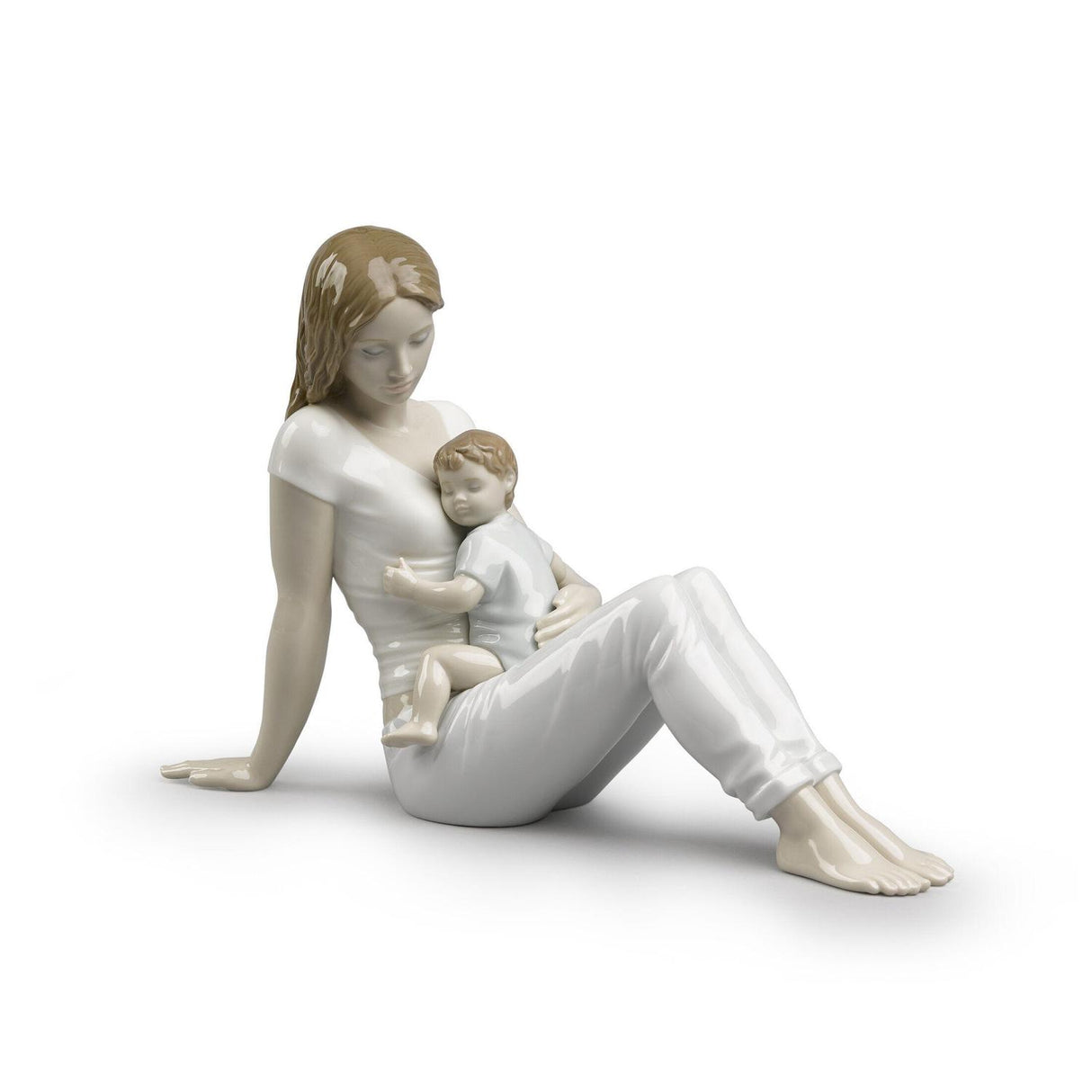 LLADRO' - Porcelain statue figure of a mother's love
