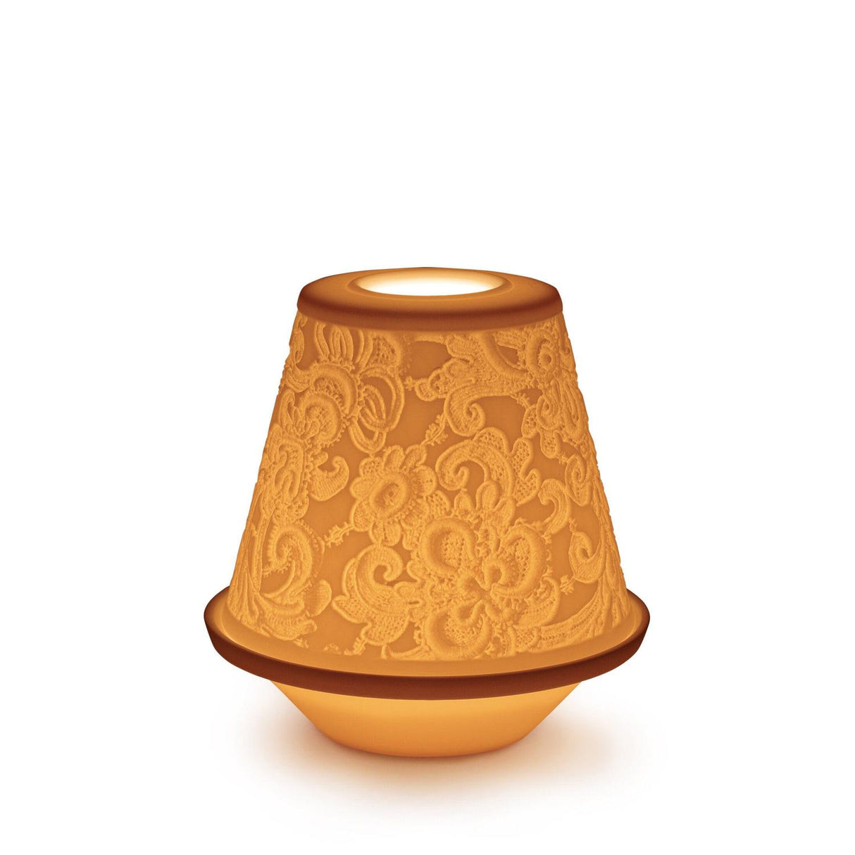 LLADRO' Litofania Pizzo con Piatto 11x10cm Porcellana