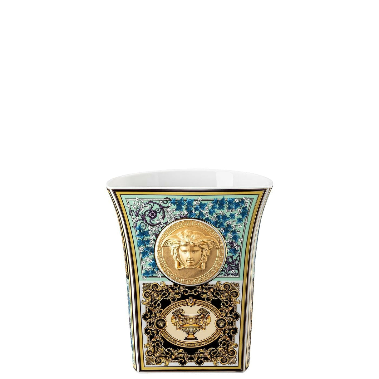 VERSACE Versace Barocco Mosaic Vaso da Fiori 18cm Porcellana