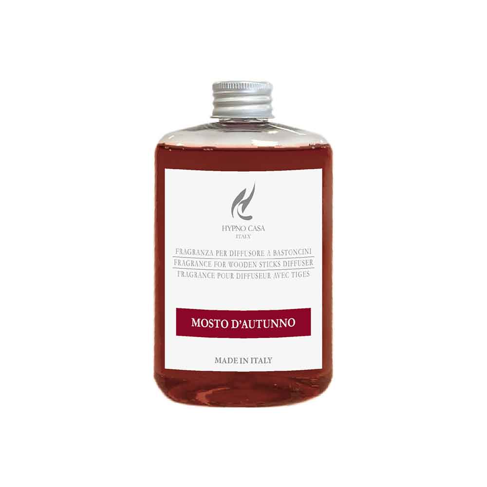 HYPNO CASA Ricarica Refill per Diffusore Profumatore 500ml Mosto d'Autunno