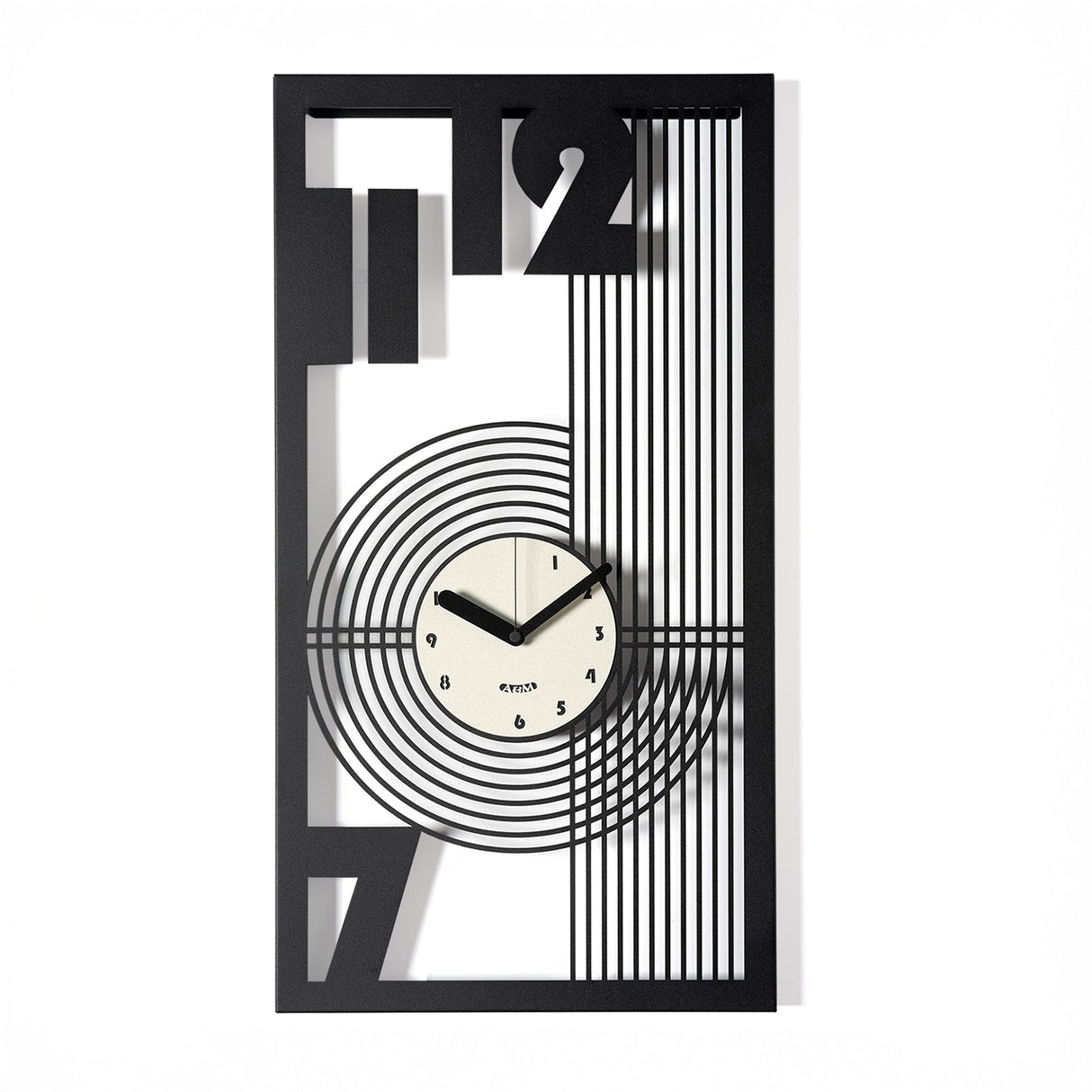 ARTI & MESTIERI Orologio Classico Gropius Nero Avorio 75x40cm