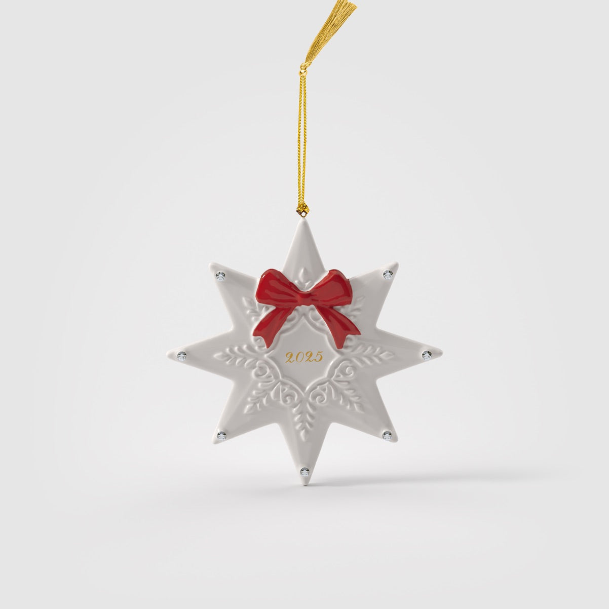 VILLEROY & BOCH Christmas Classics Edizione 2025 Addobbo Stella 11cm Porcellana