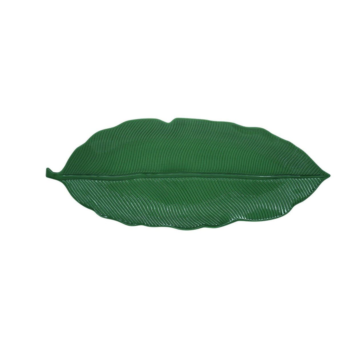 EASY LIFE Leaves Bowl Cup Leaf 47x19cm Green Porcelain