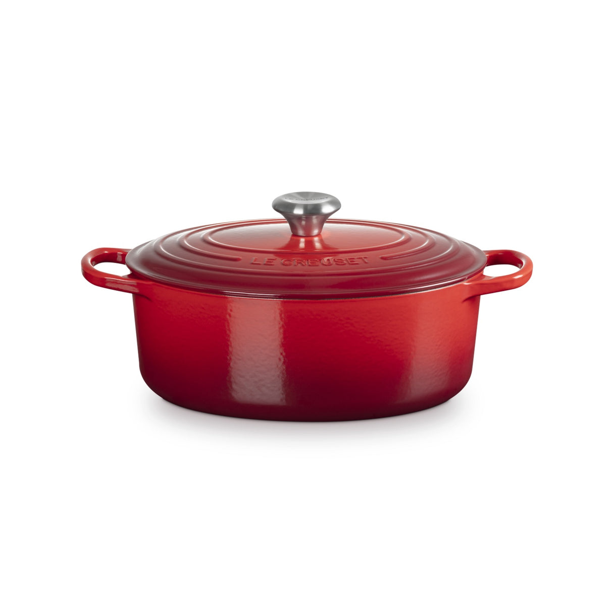 LE CREUSET Cocotte Ovale Evolution 29cm Ciliegia Ghisa Vetrificata
