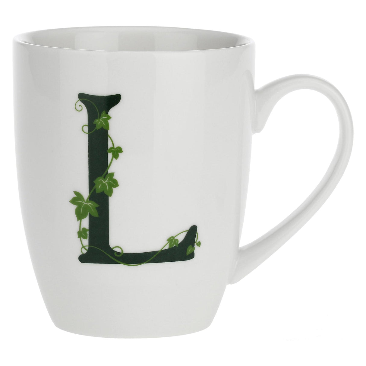 LA PORCELLANA BIANCA - Atupertu Tazza Mug Caffè Tè Lettera "L" 380ml
