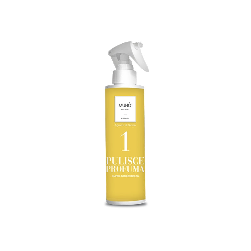 MUHA' Flacone Spray Milleusi 200ml Agrumi di Sicilia