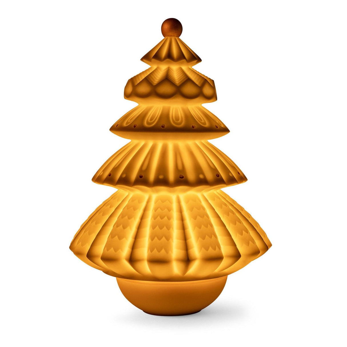 LLADRO' Lampada Albero di Natale 24x16cm Porcellana