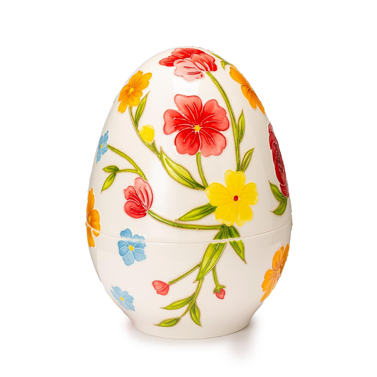 PALAIS ROYAL Scatola Uovo con Fiori 13cm Decorazione Pasquale Porcellana