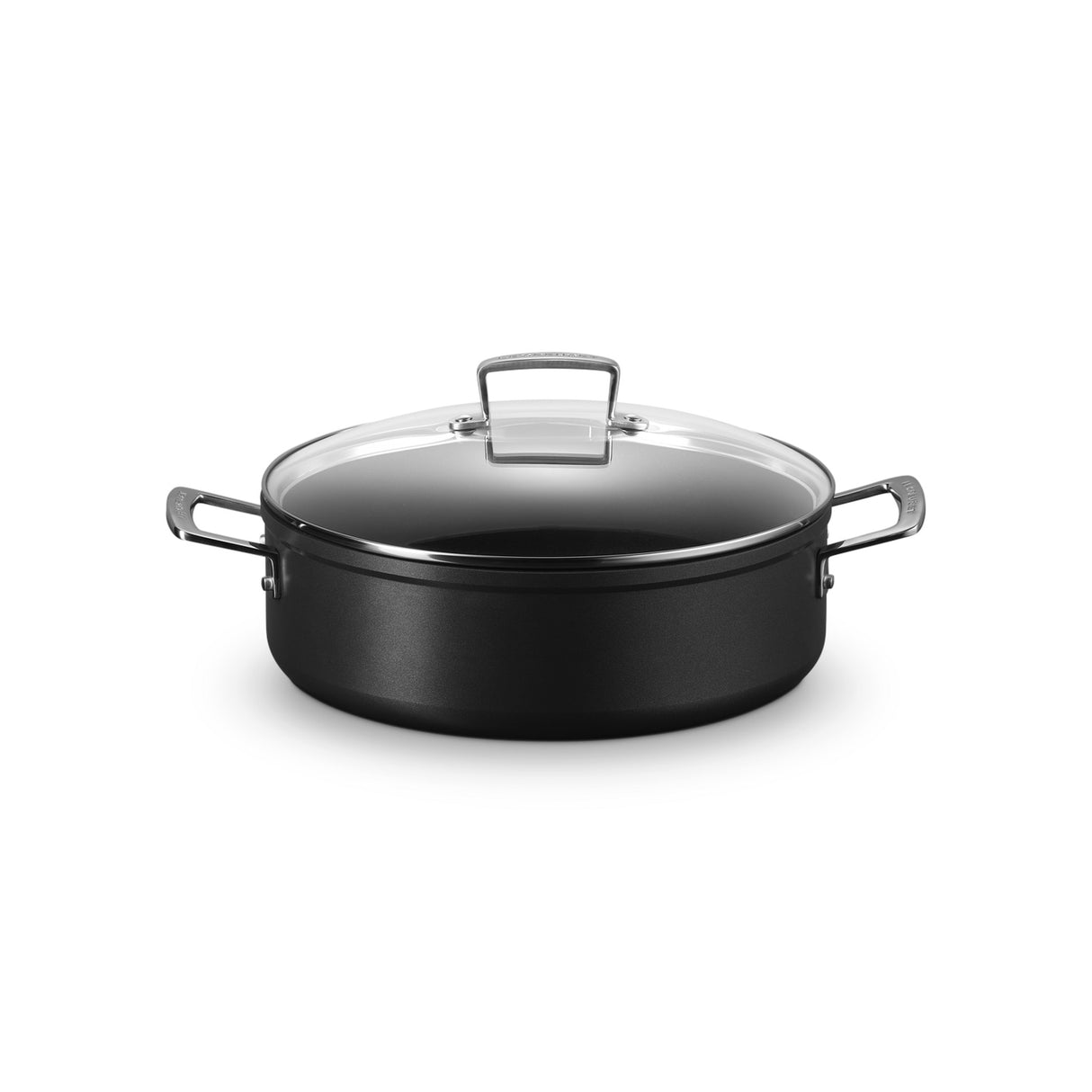 LE CREUSET Sauté in Alluminio Antiaderente 28cm con Coperchio in Vetro