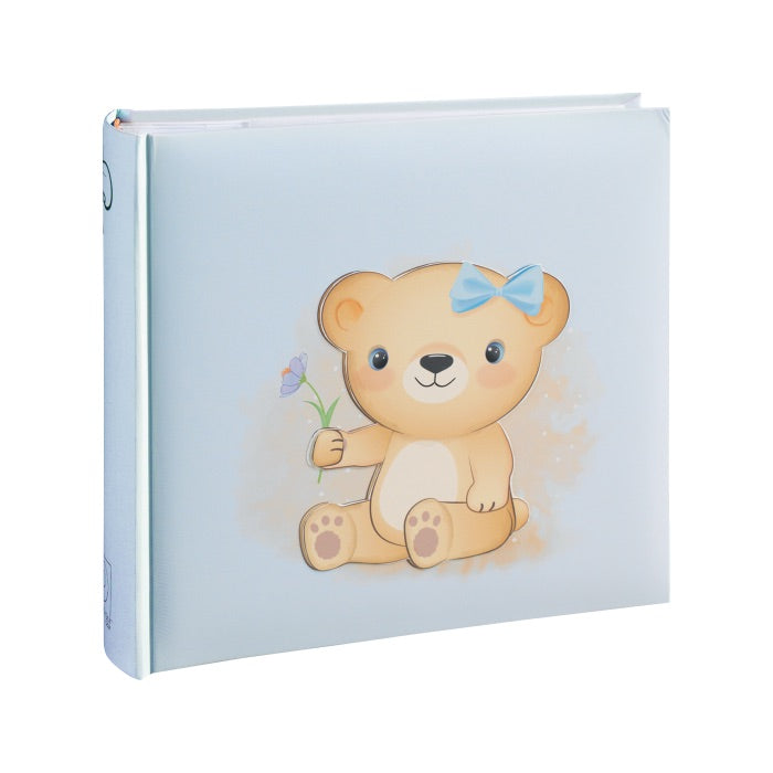 MASCAGNI CASA Album Fotografico 100 Foto Orsetto 13x19cm con Memo Azzurro