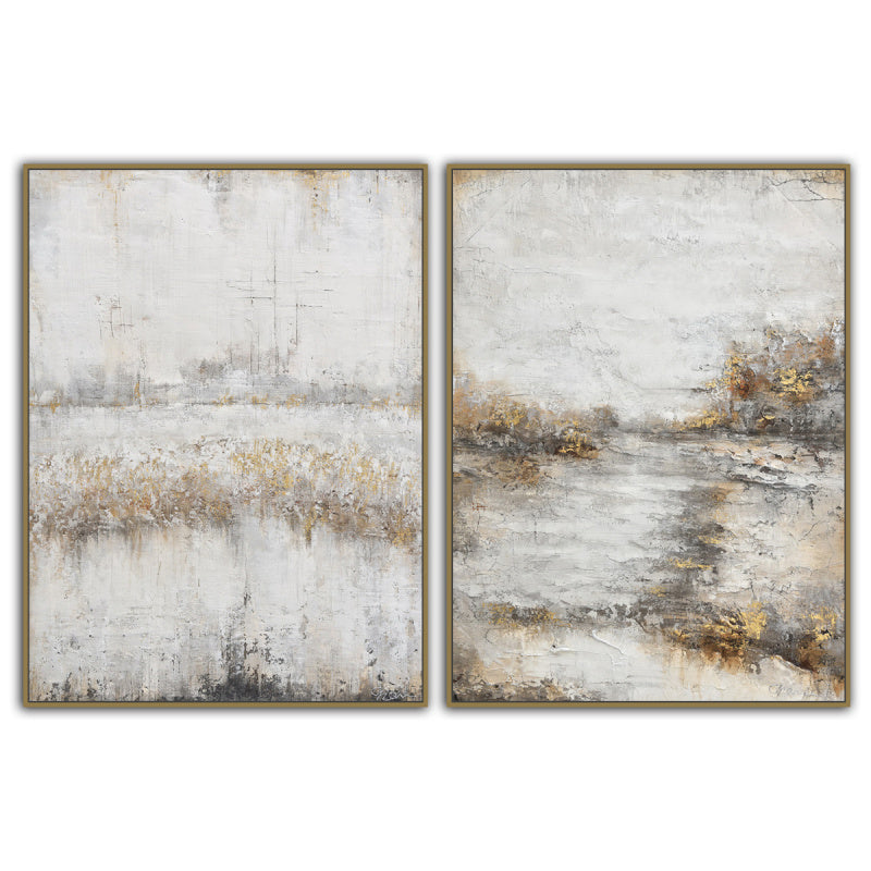 DRIMMER Quadro Astratto Dipinto su Tela 80x120cm