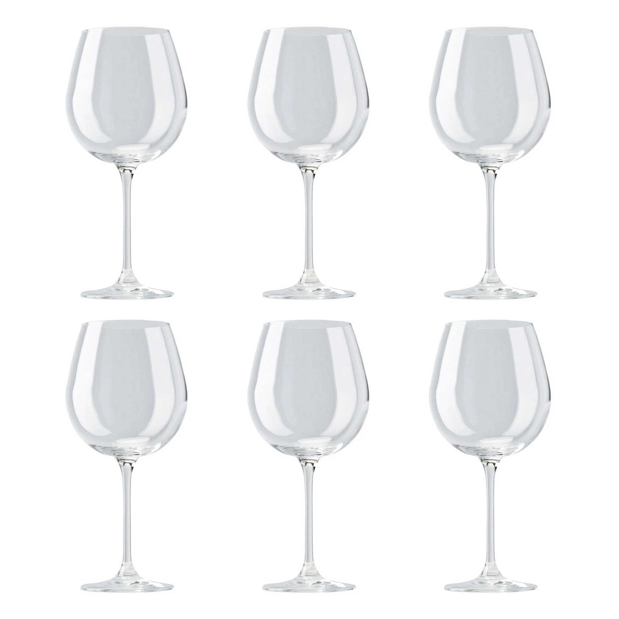 ROSENTHAL DiVino Calice Vino Rosso Borgogna Set 6 Pezzi 630ml Cristallo
