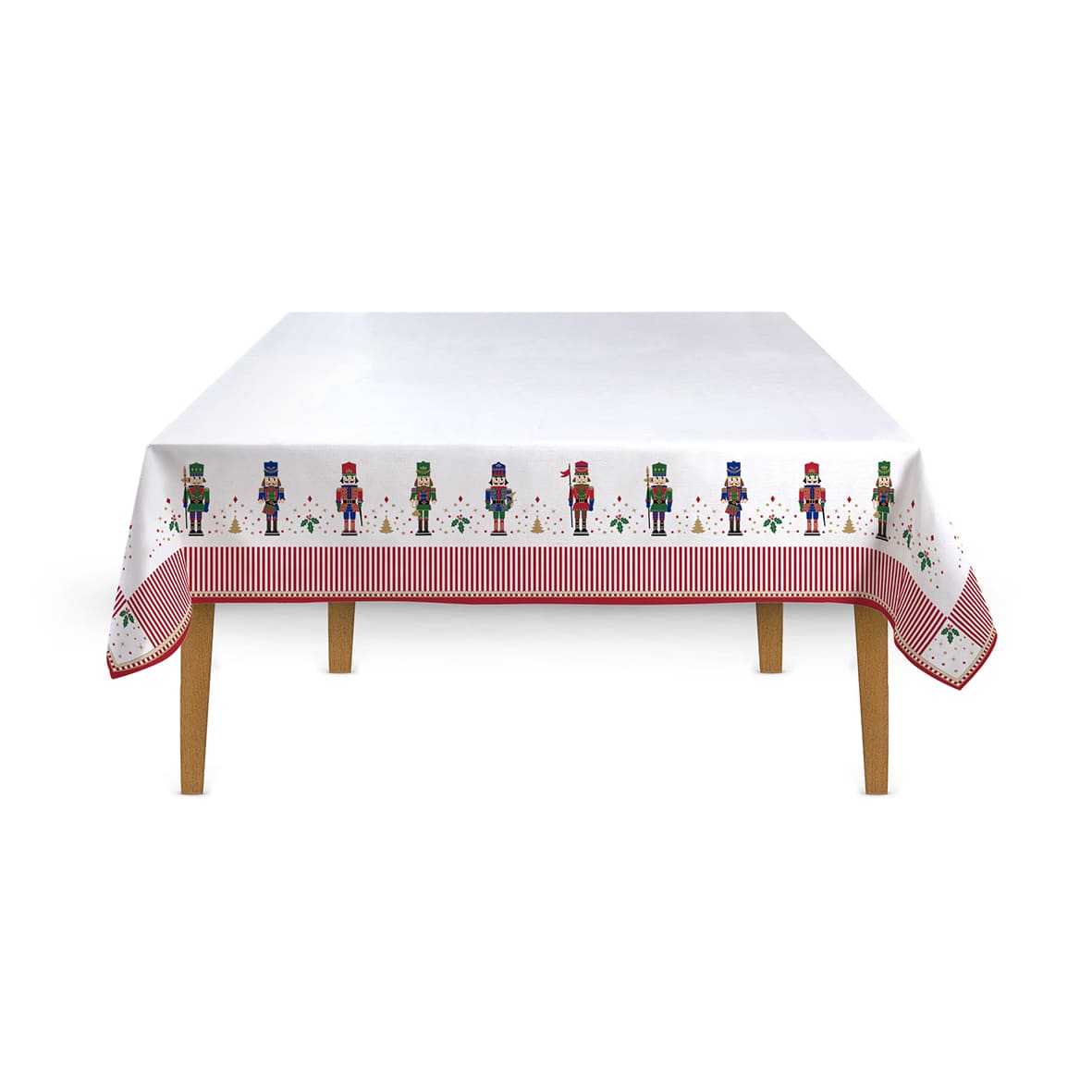 EASY LIFE Nutcracker Schiaccianoci Tovaglia Rettangolare 180x145cm Tavola di Natale