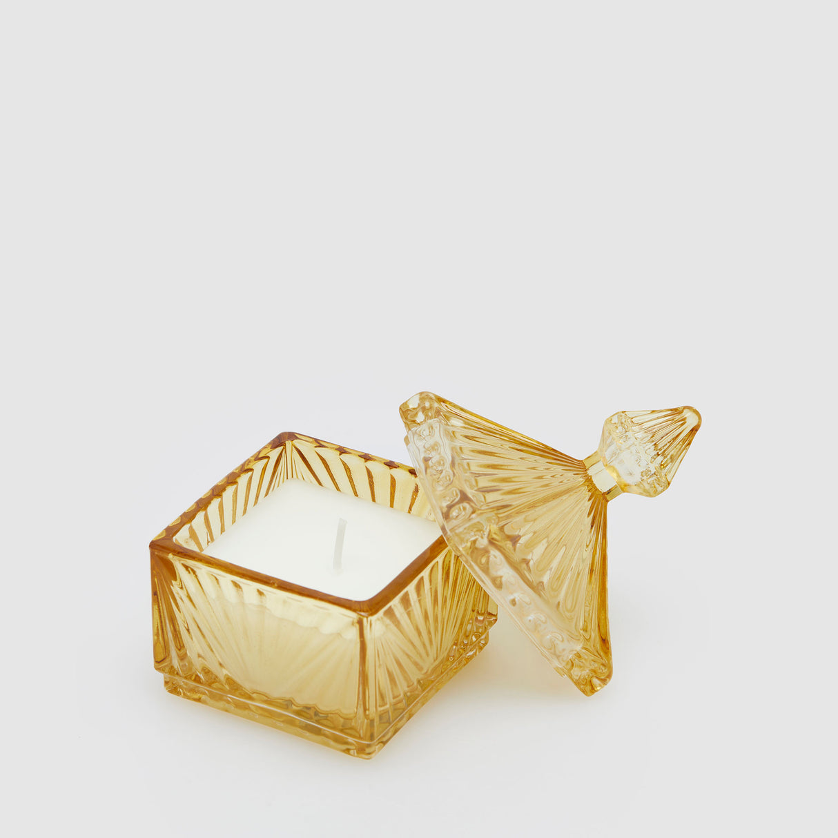 EDG Enzo De Gasperi Candela Profumata Jasmine 12x6,5cm in Vetro Amber