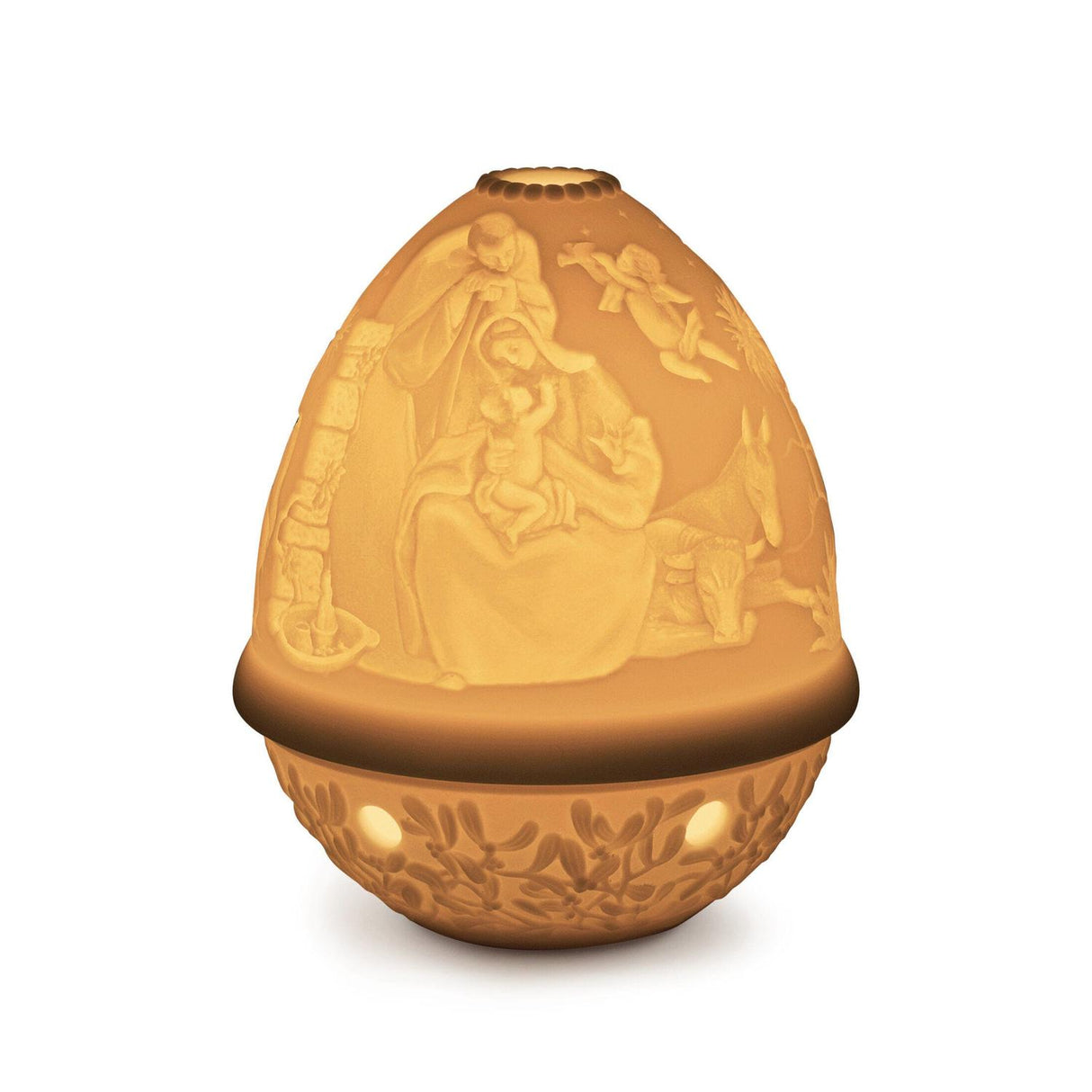 LLADRO' Litofania Natività 12x9cm Porcellana