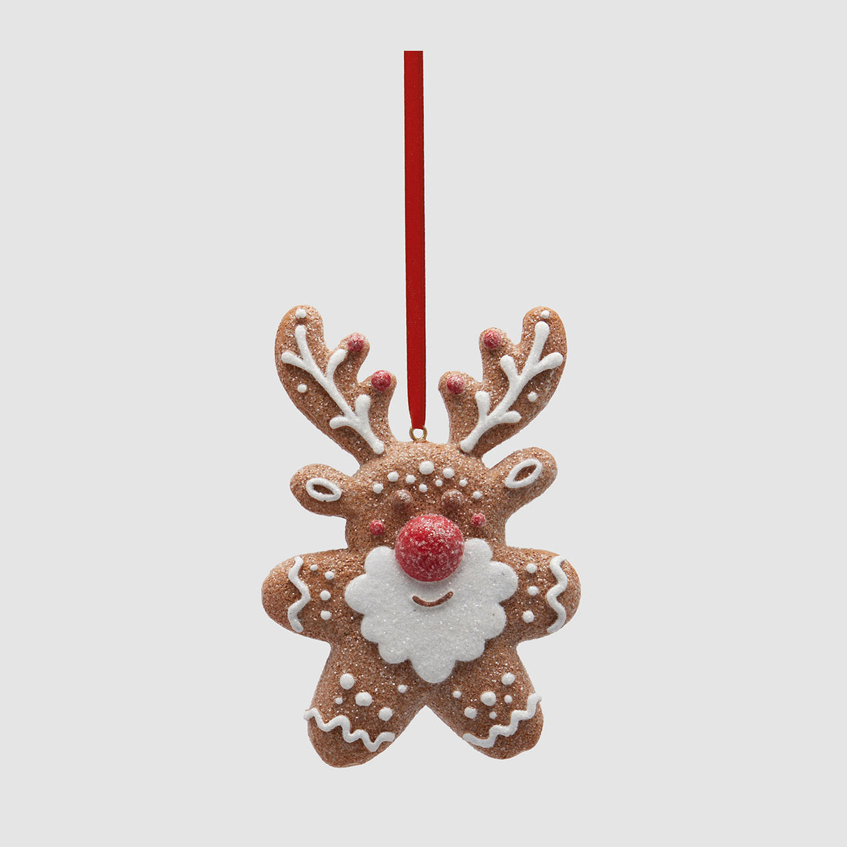 EDG Enzo De Gasperi Addobbo Decorazione Natalizia Renna 12x9cm