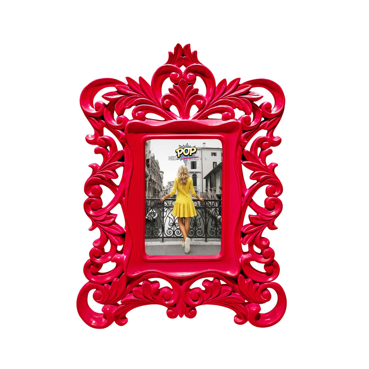 PALAIS ROYAL Neopop Photo Frame 26x35cm (inside 10x15cm) Ruby Red