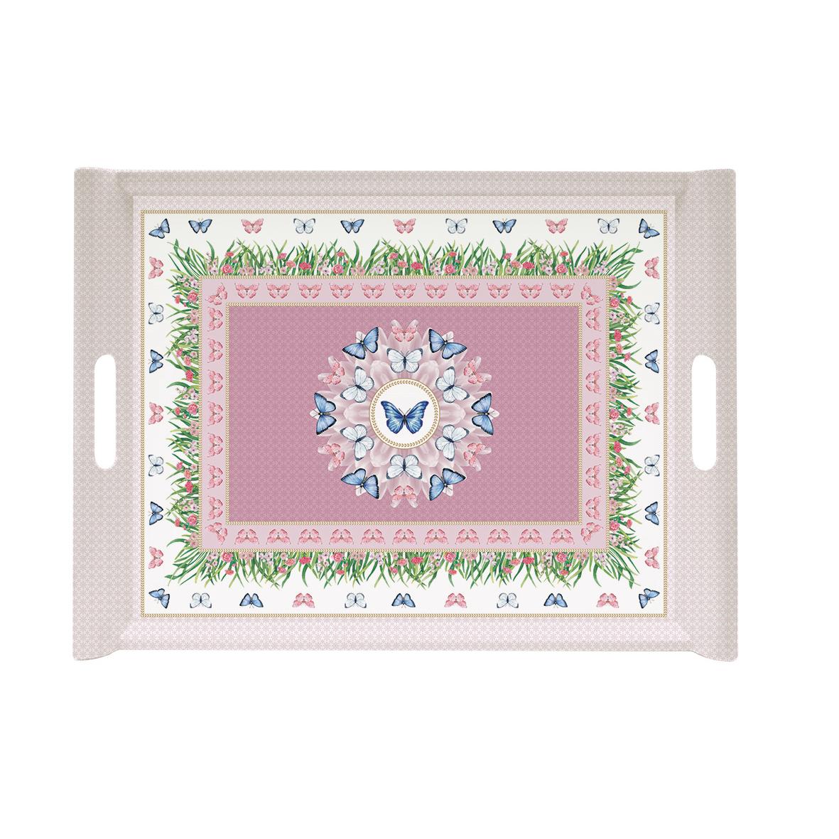 EASY LIFE Spring Parade Vassoio con Manici 52x37cm Melamina