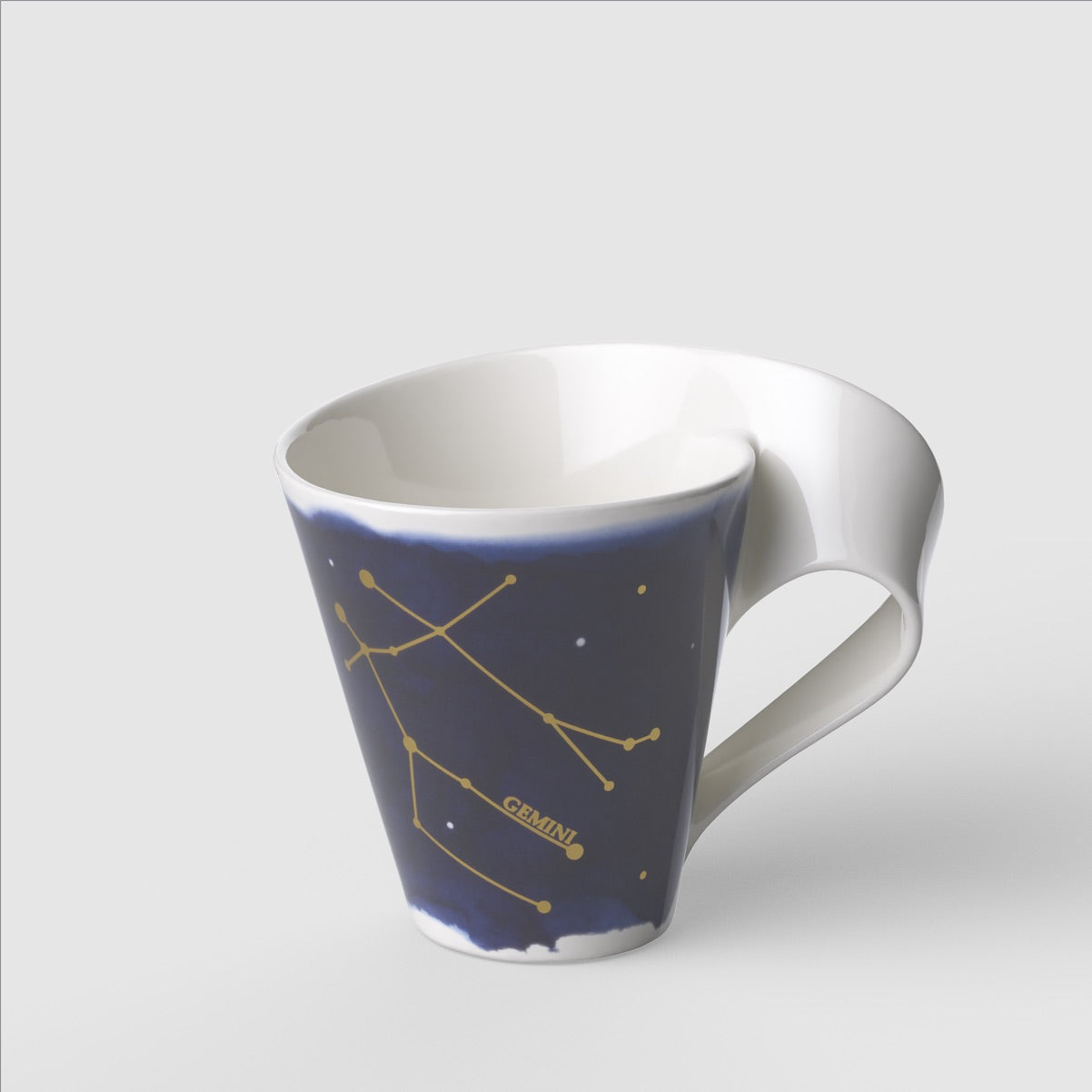 VILLEROY & BOCH NewWave Tazza Mug con Manico Zodiaco Gemelli 240ml Porcellana