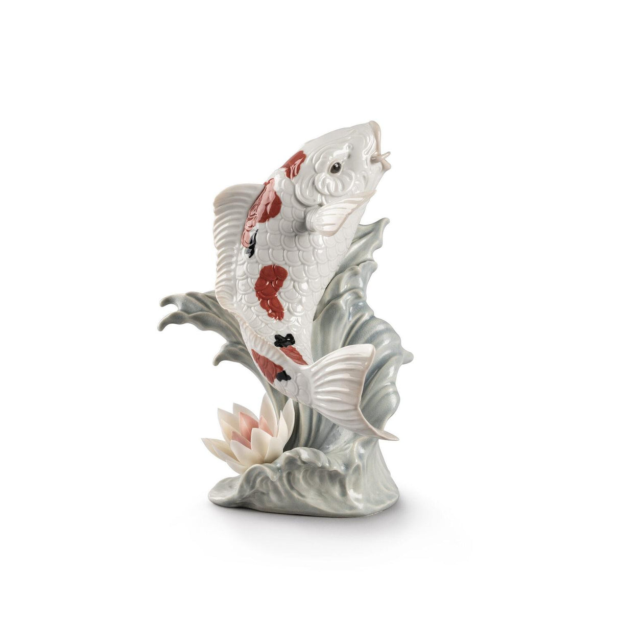 LLADRO' Figura Carpe Koi 31x21cm Porcellana