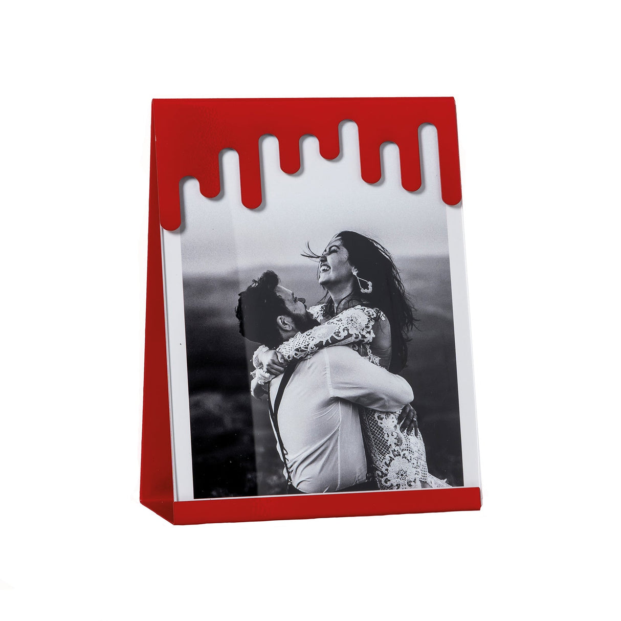 ARTI & MESTIERI Portafoto di Design Vernissage Piccolo Rosso Lucido