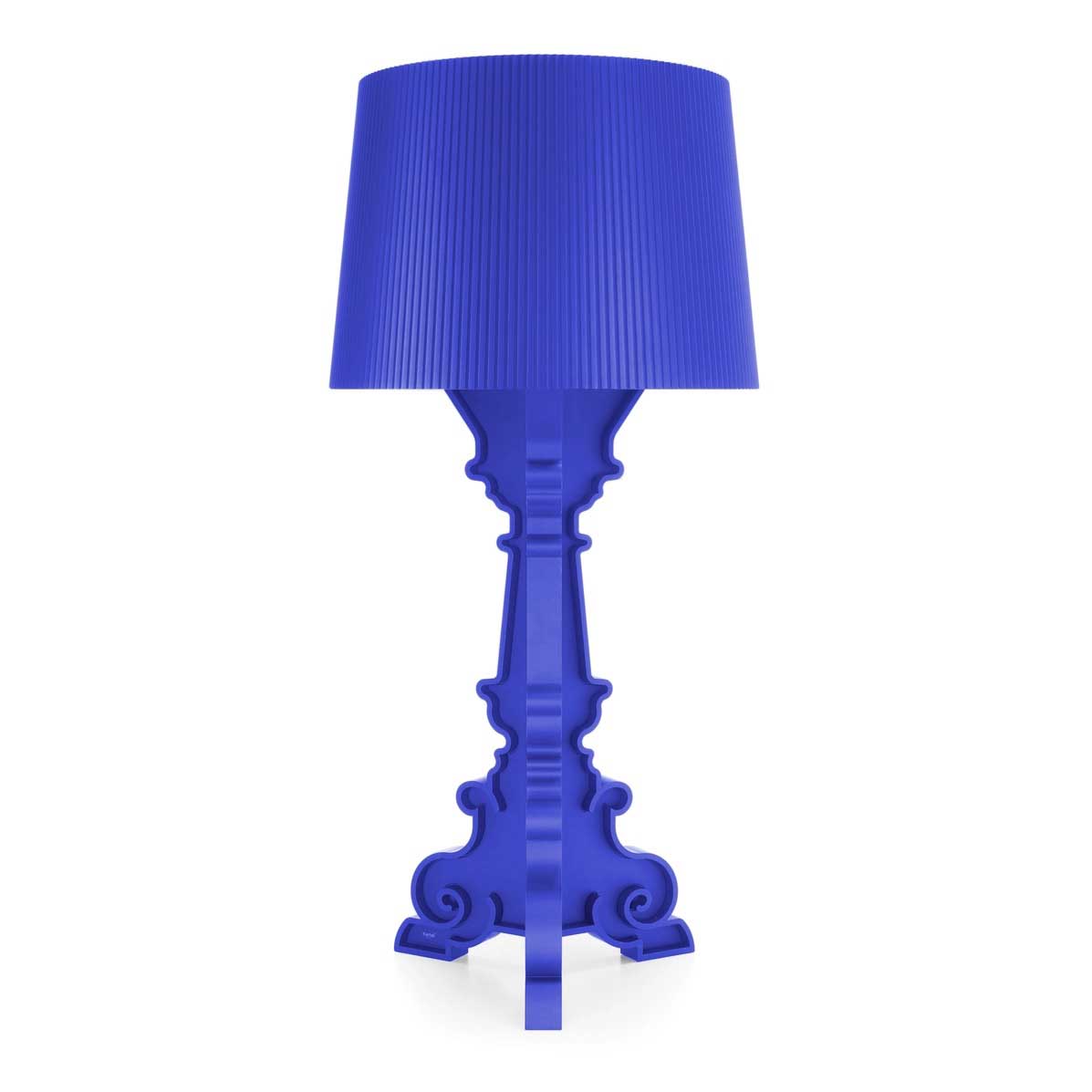 KARTELL Bourgie Lampada da Tavolo Blu Mat 78cm Policarbonato 2.0