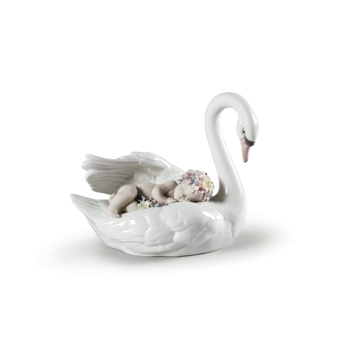 LLADRO' Figurina Cigno Sogno Fantastico 16x19cm Porcellana