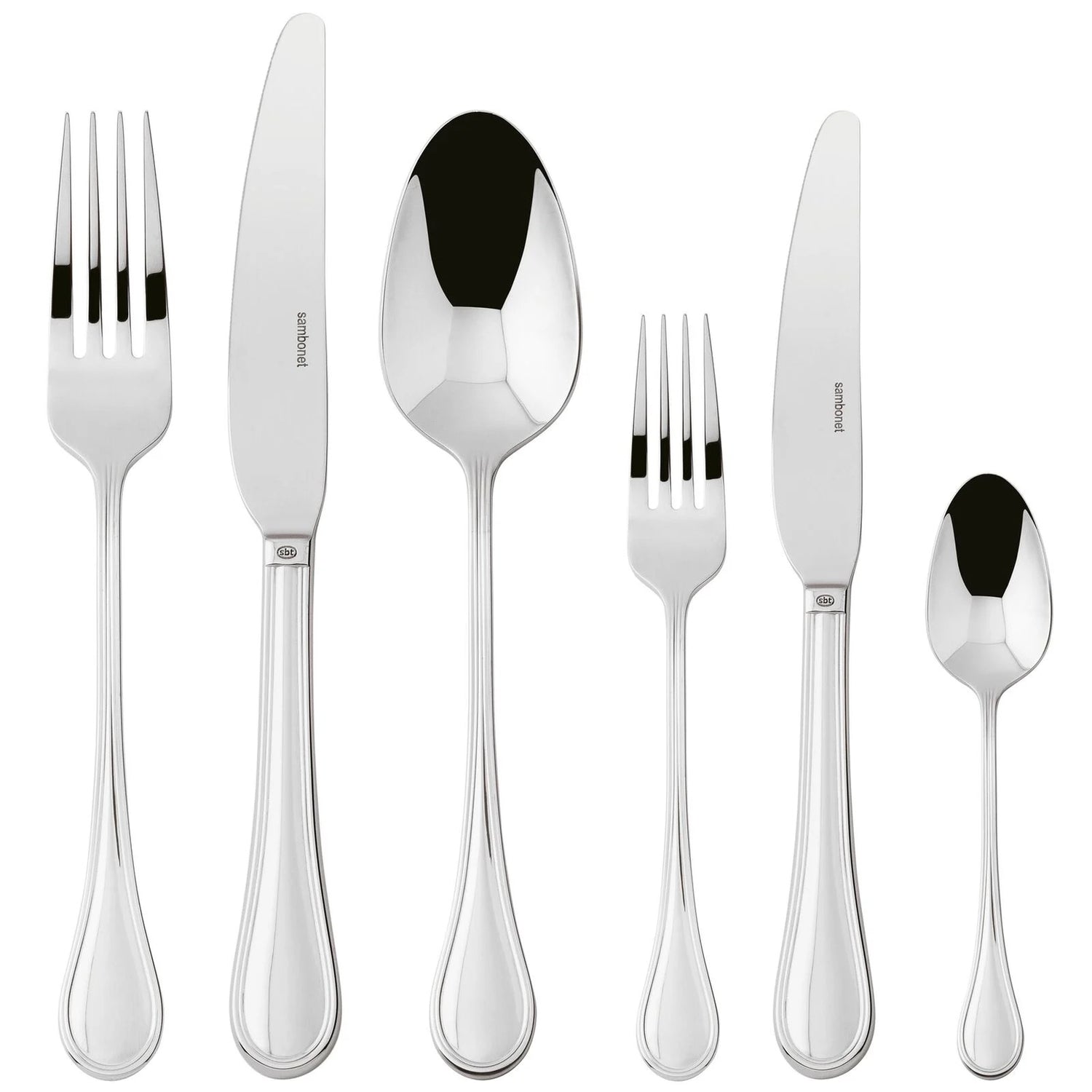 SAMBONET Royal Servizio Tavola Posate Set 36 Pezzi Acciaio Inox