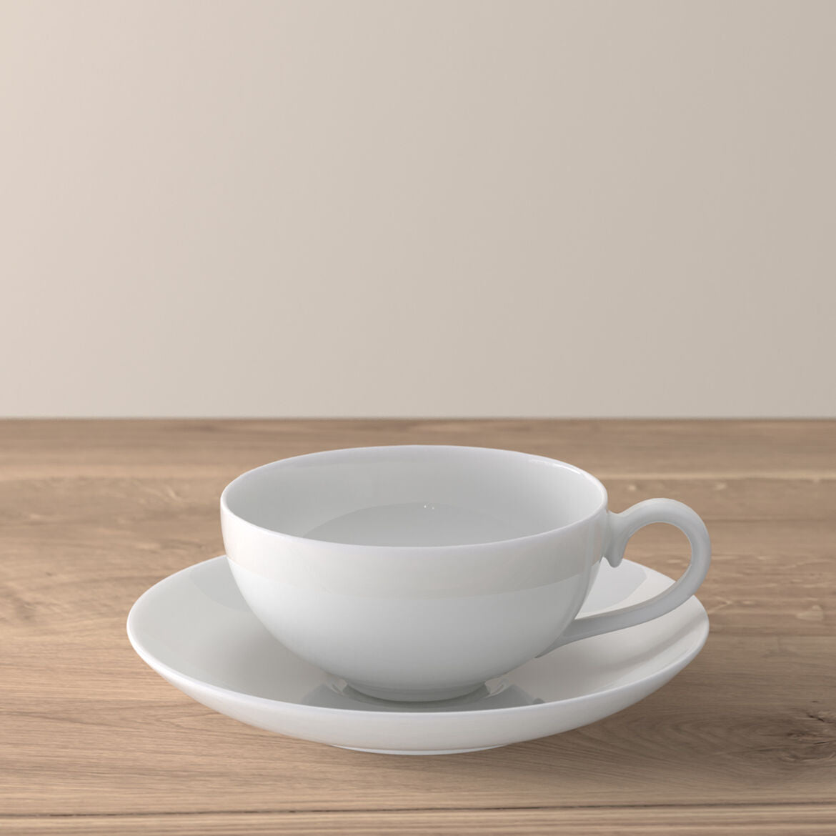 VILLEROY & BOCH Royal Set 2 Pezzi Tazza Tè con Piattino 230ml Porcellana