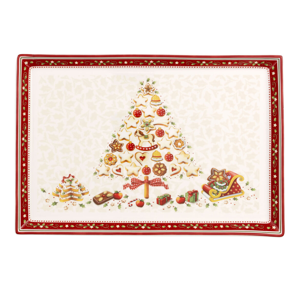 VILLEROY & BOCH Winter Bakery Delight Piatto Pasticcini 39x27cm Tavola di Natale